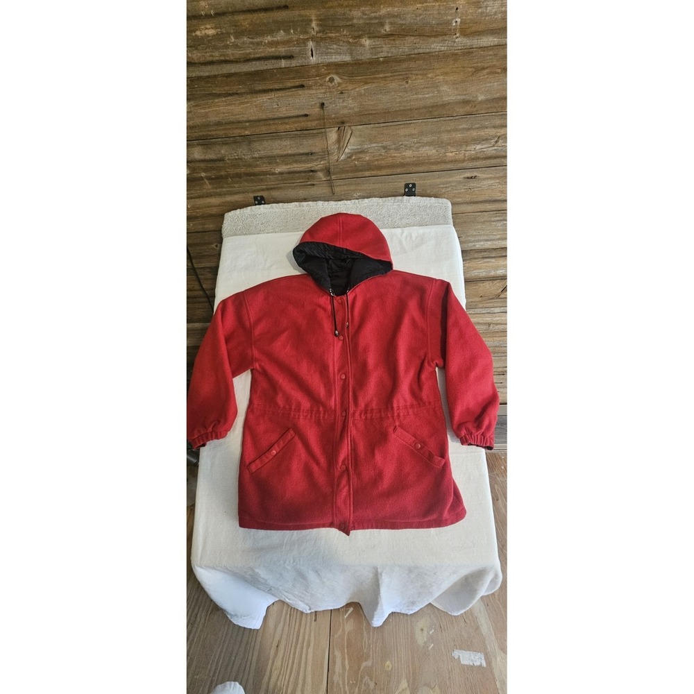 Women's Current Seen Outerwear Reverseable Jacket With Hoodie Size M/M
